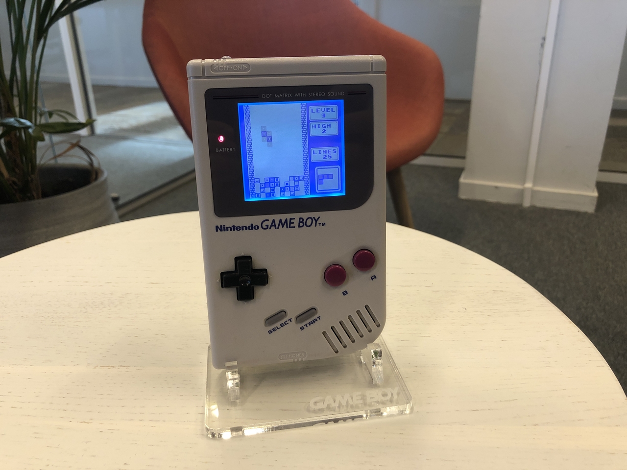 Gameboy Classic White Backlight Edition Tetris Pack - Gameboy Advance Hardware - 5