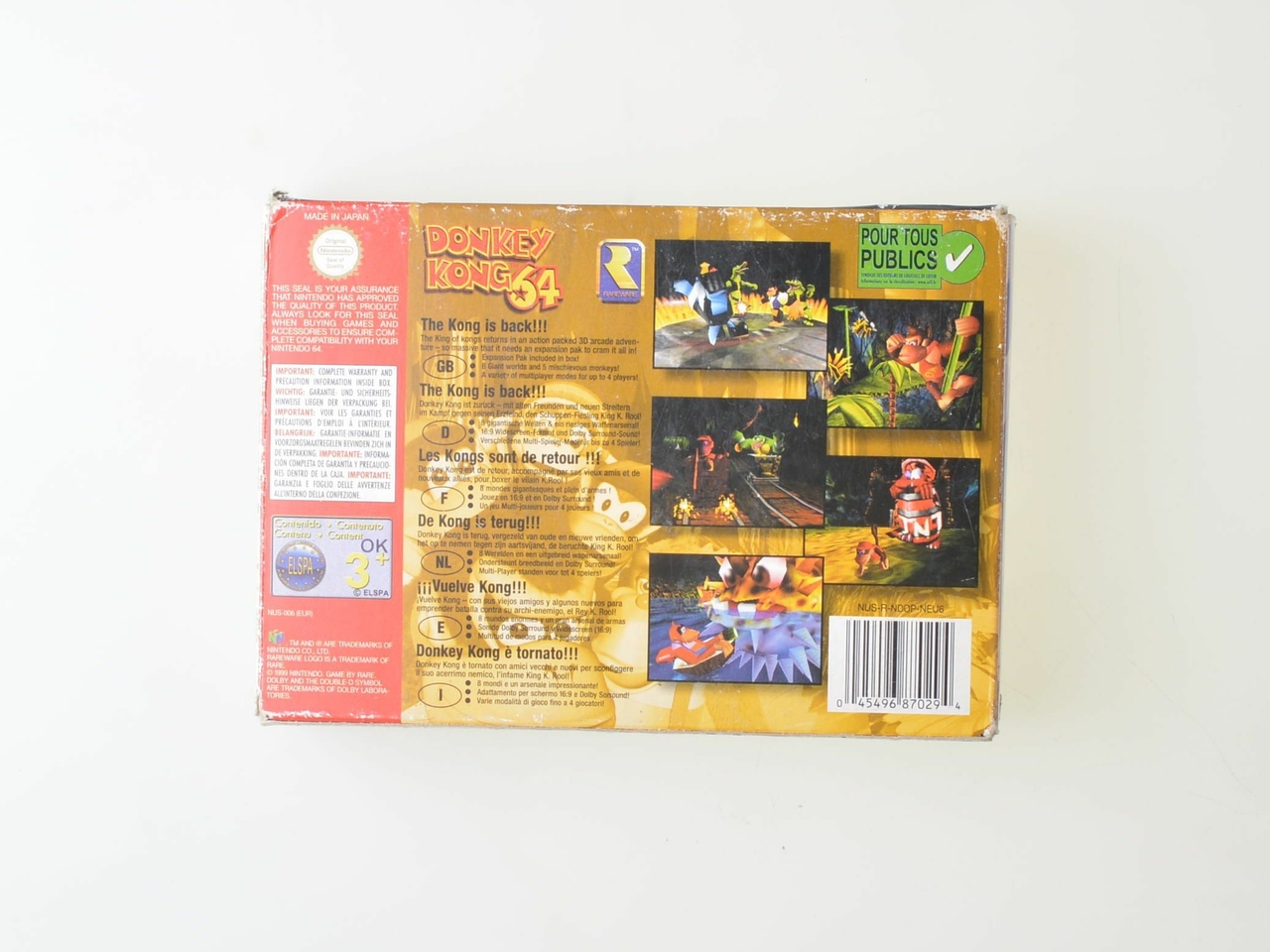 Donkey Kong 64 - Nintendo 64 Games [Complete] - 2