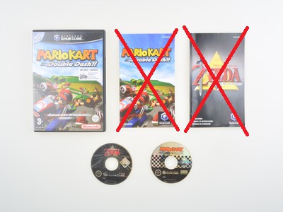 Mario Kart Double Dash + Zelda Collector's Edition (No Manual) - Gamecube Games