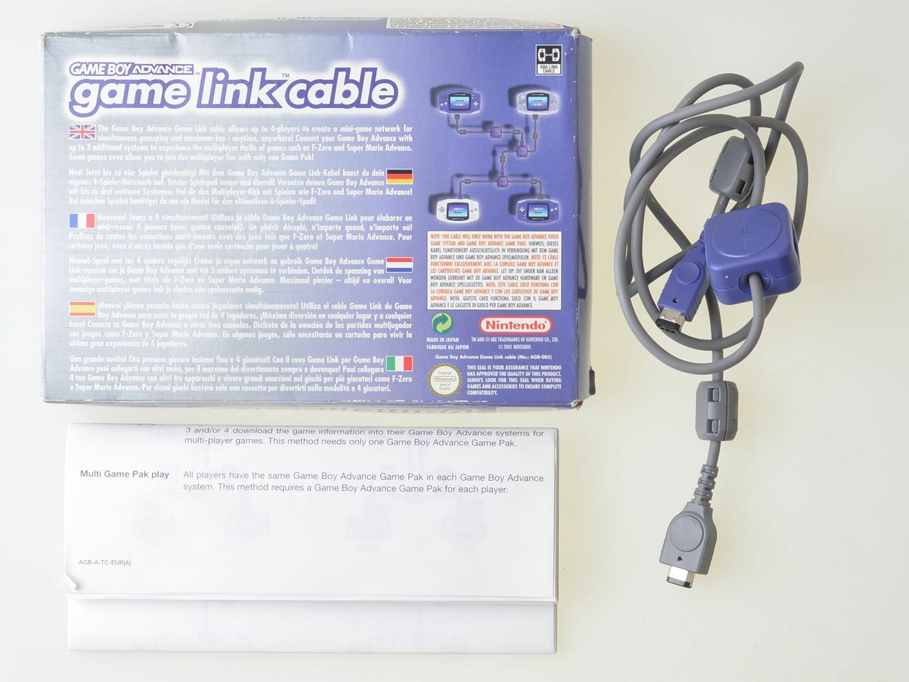 Originele Gameboy Advance Link Cable [Complete] - Gameboy Advance Hardware - 2