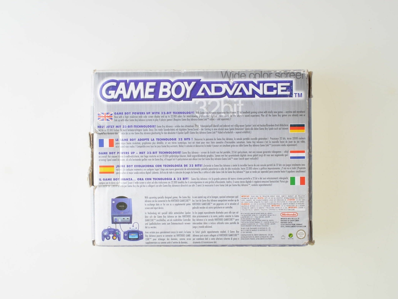 Gameboy Advance Transparent Blue [Complete] - Gameboy Advance Hardware - 2