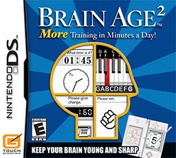 Brain Age 2 More Training Minutes a Day - Nintendo DS Games