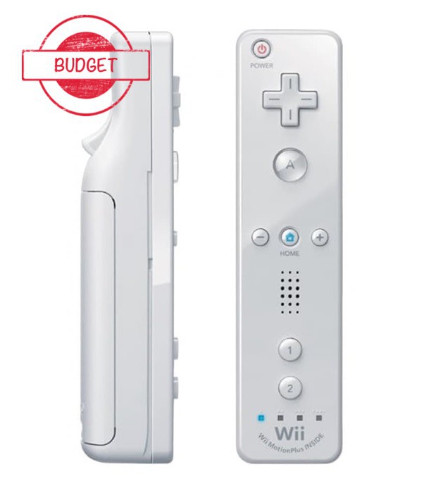 Nintendo Wii Remote Controller Motion Plus White - Budget - Wii Hardware