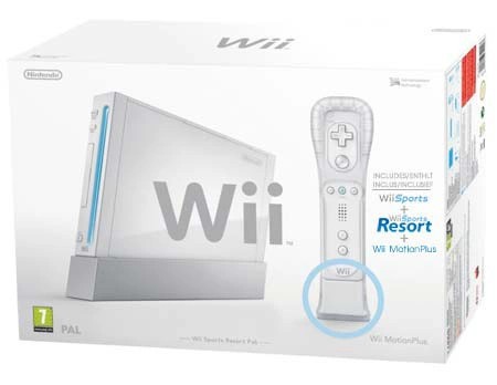 Nintendo Wii Starter Pack - Wii Sports + Wii Sports Resort White Edition [Complete] - Wii Hardware
