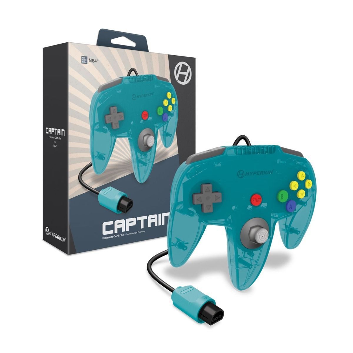 Premium Captain Nintendo 64 Controller - Hyperkin - Nintendo 64 Hardware