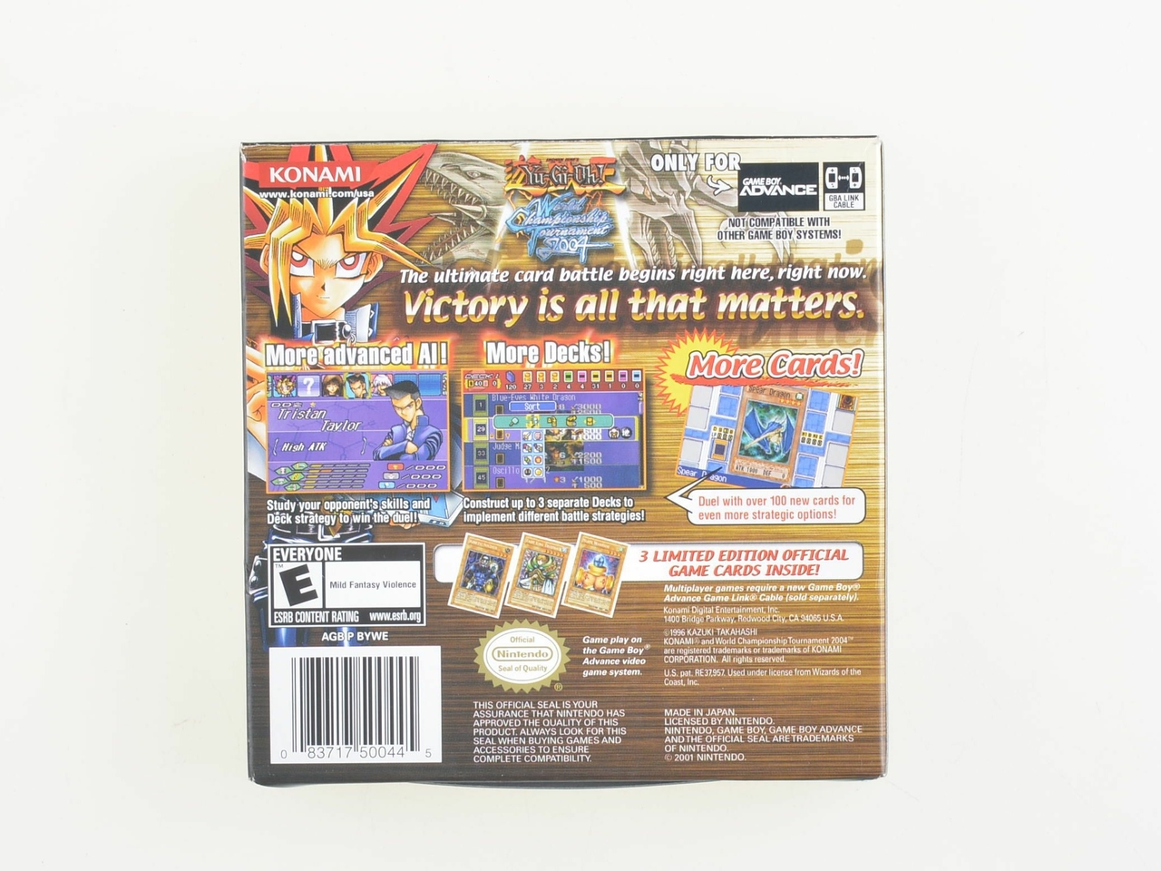 Yu-Gi-Oh World Championship Tournament 2004 - Gameboy Advance Games [Complete] - 2