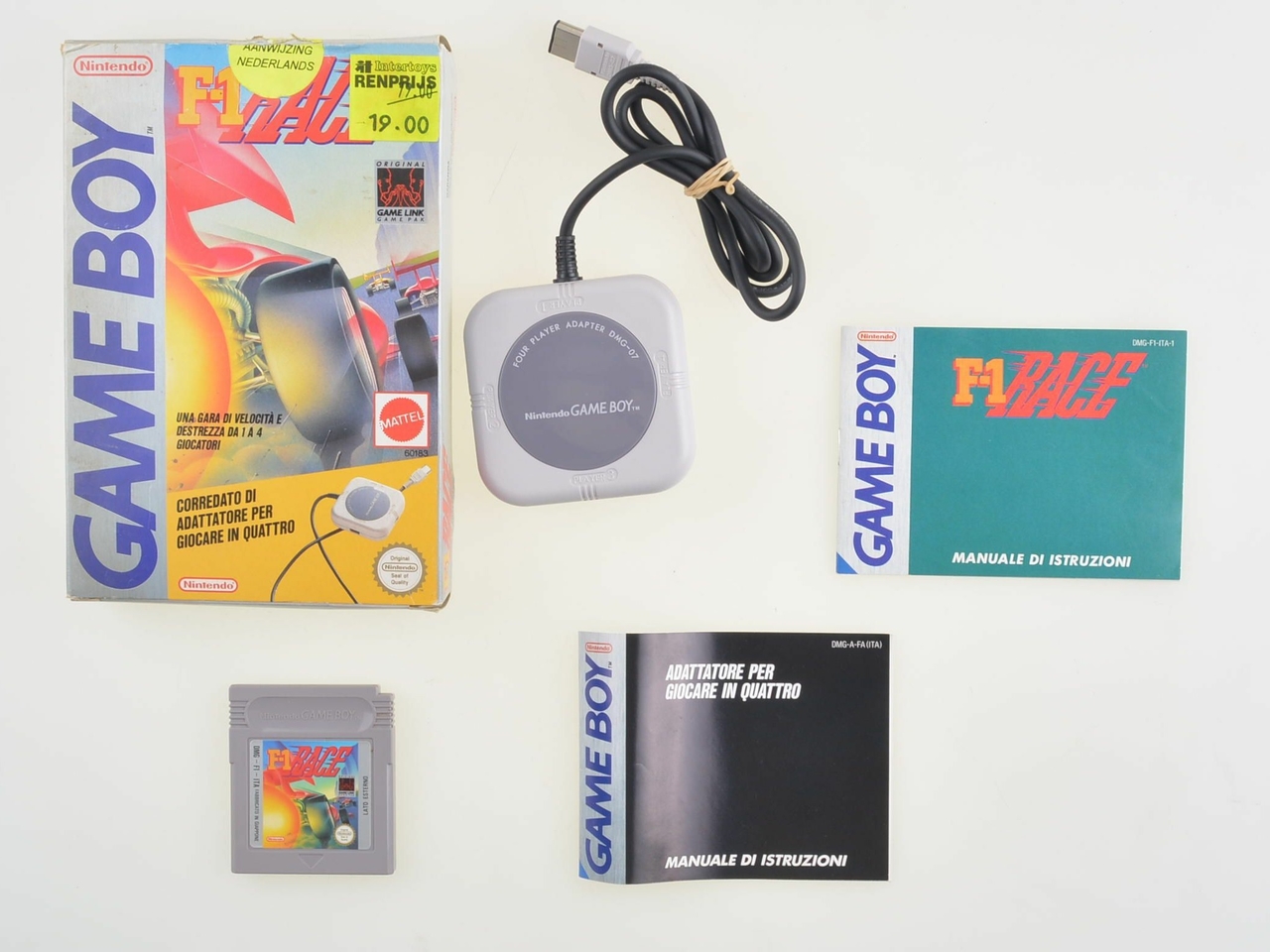 F1 Race + GBC Adapter - Gameboy Classic Games [Complete]