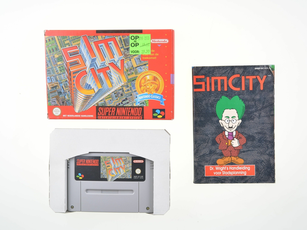 Sim City - Super Nintendo Games [Complete]