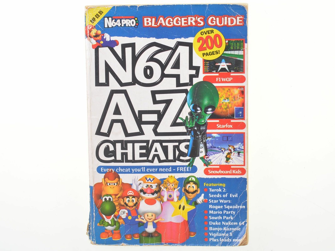 Blagger's Guide: N64 A - Z Cheats - Manual - Nintendo 64 Manuals