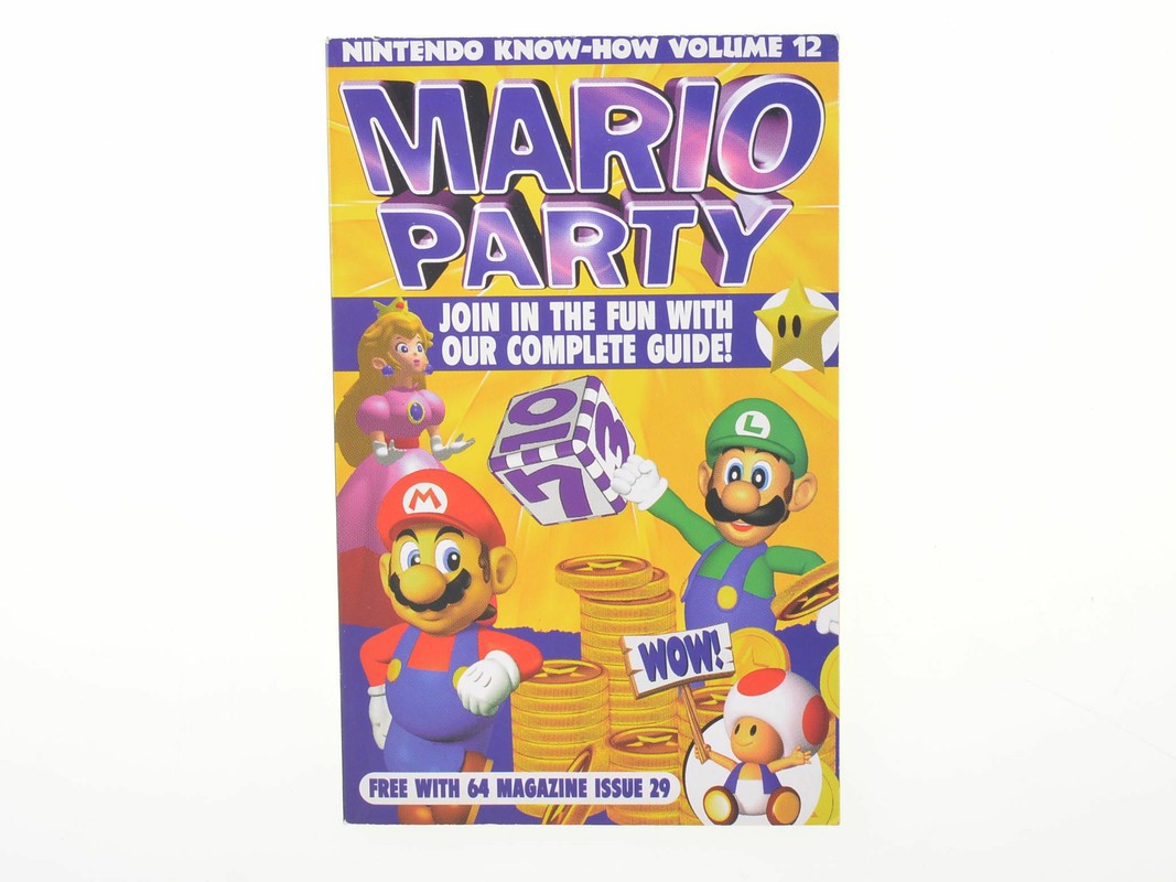 Nintendo Know-How Volume 12 - Mario Party - Manual - Nintendo 64 Manuals