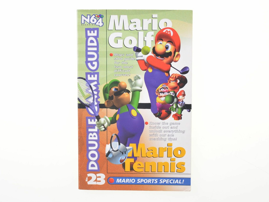 N64 Magazine Double Player Guide No. 23 - Mario Golf & Mario Tennis - Nintendo 64 Manuals