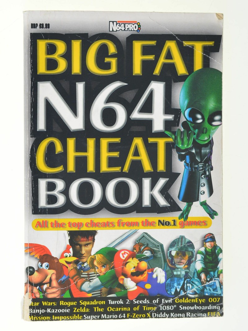 Big Fat N64 Cheat Book - Manual - Nintendo 64 Manuals