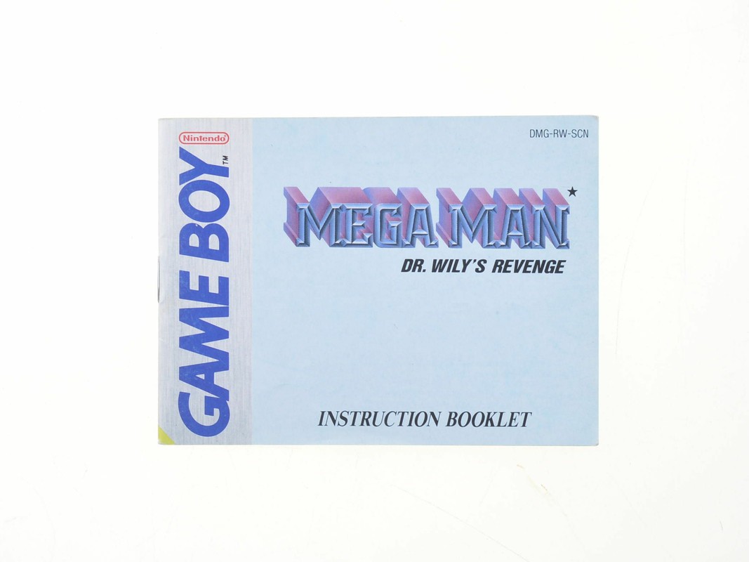 Mega Man Dr Wily's Revenge - Manual - Gameboy Classic Manuals