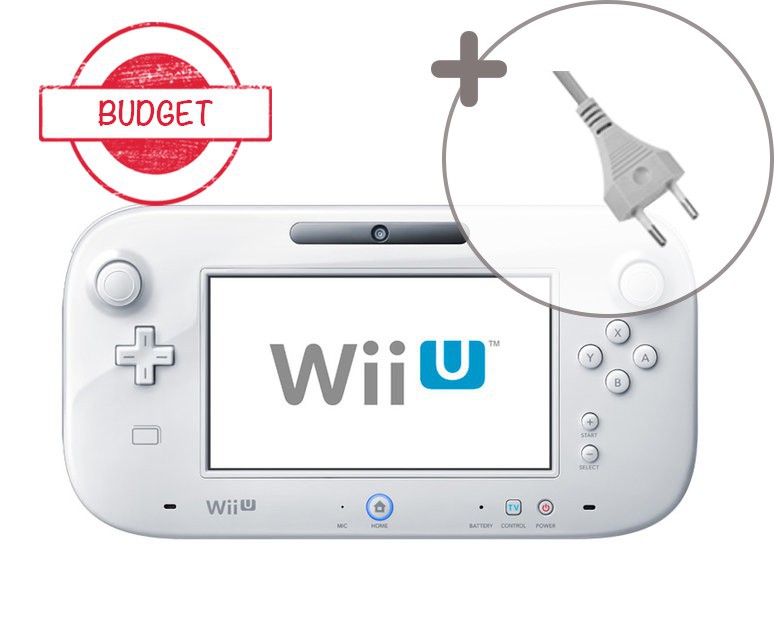 Wii U Gamepad White - Budget - Wii U Hardware