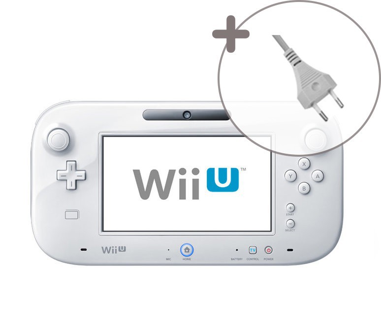 Wii U Gamepad White - Wii U Hardware