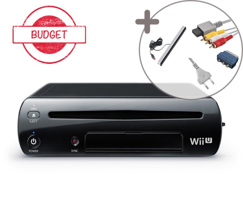 Wii U Console Black - Budget - Wii U Hardware
