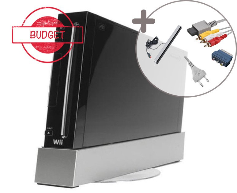 Nintendo Wii Console Black - Budget Kopen | Wii Hardware