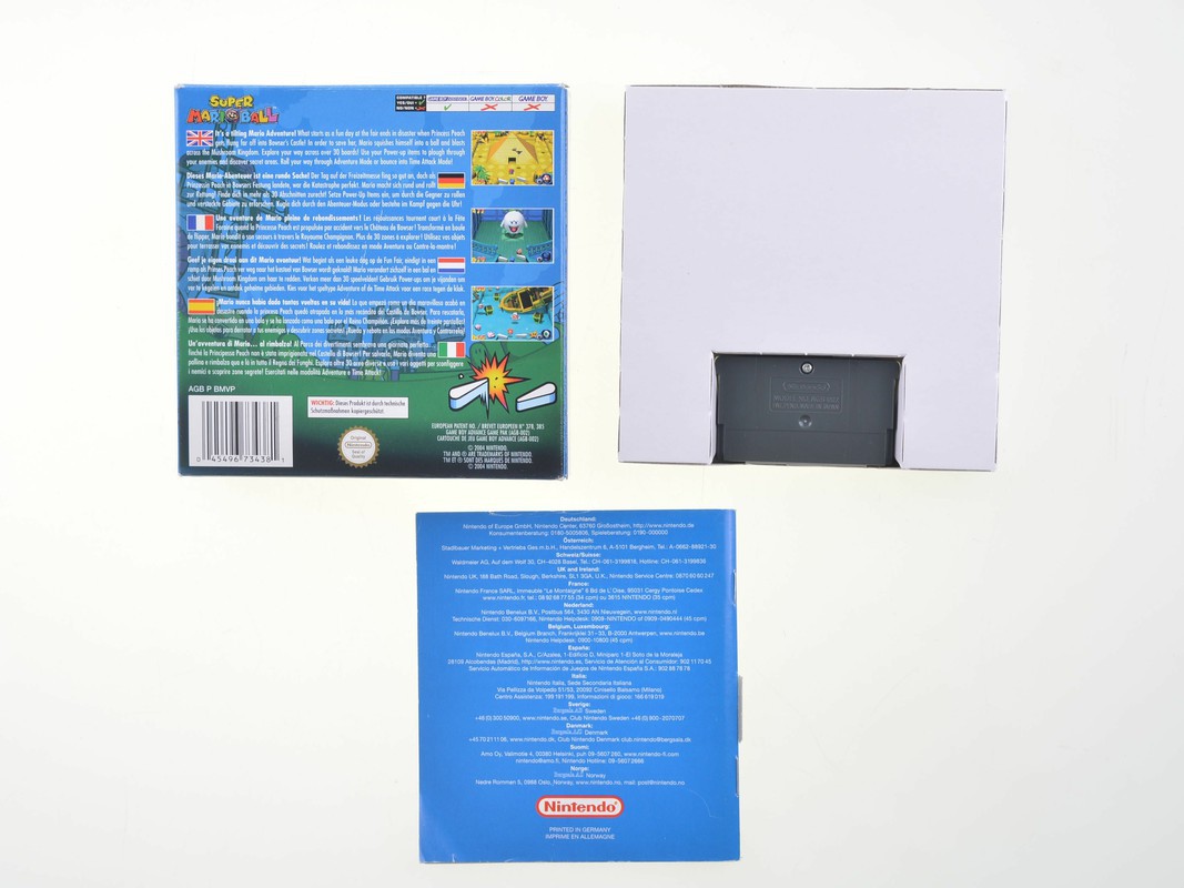 Super Mario Ball - Gameboy Advance Games [Complete] - 2