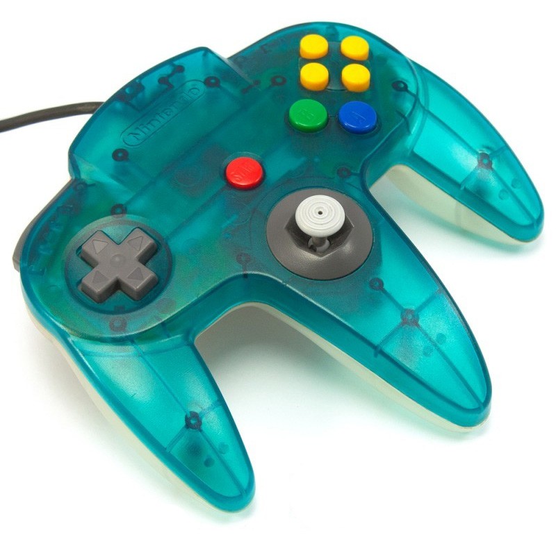 Originele Nintendo 64 Controller Aqua Blue - Nintendo 64 Hardware