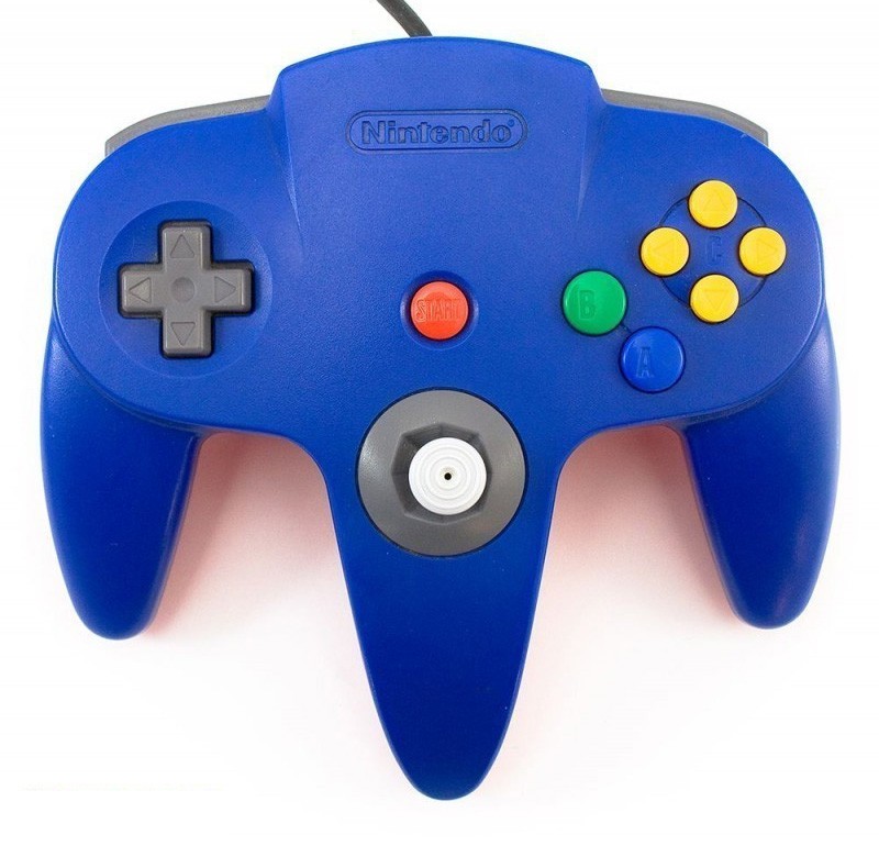 Originele Nintendo 64 Controller Blue - Nintendo 64 Hardware