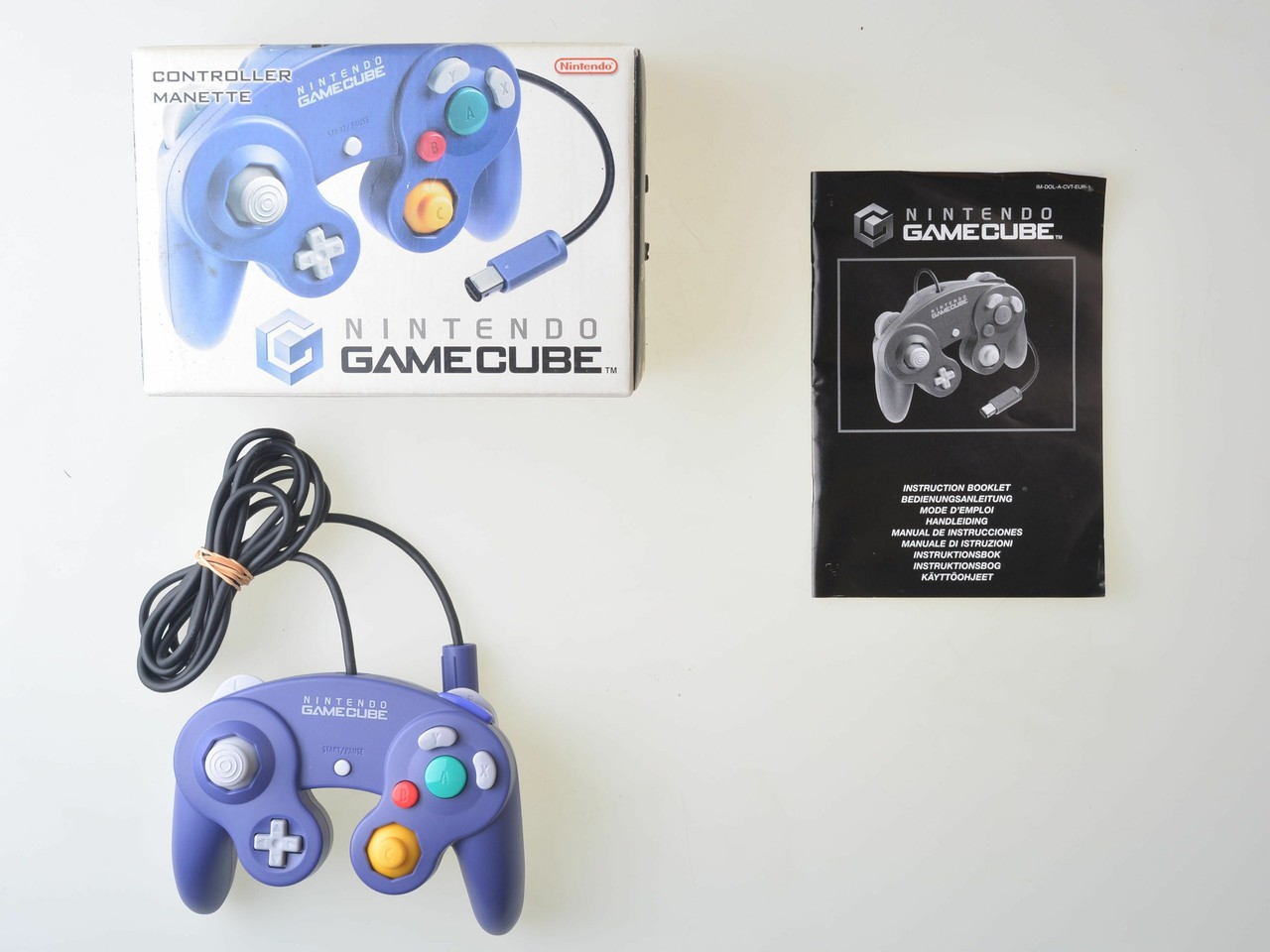 Originele Gamecube Controller Purple [Complete] - Gamecube Hardware