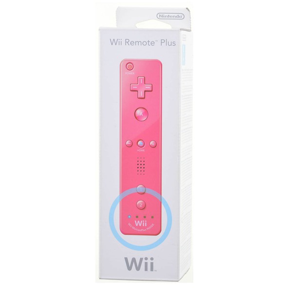 Nintendo Wii Remote Controller Motion Plus Pink [Complete] - Wii Hardware