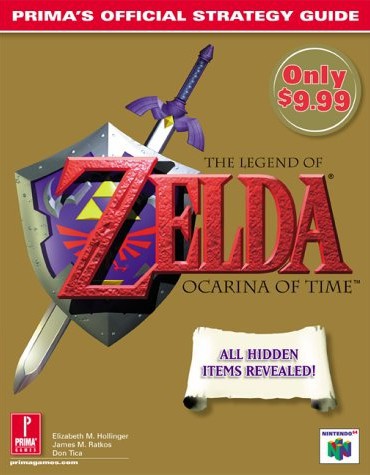 The Legend Of Zelda Ocarina Of Time Prima's Official Strategy Guide - Manual - Nintendo 64 Manuals