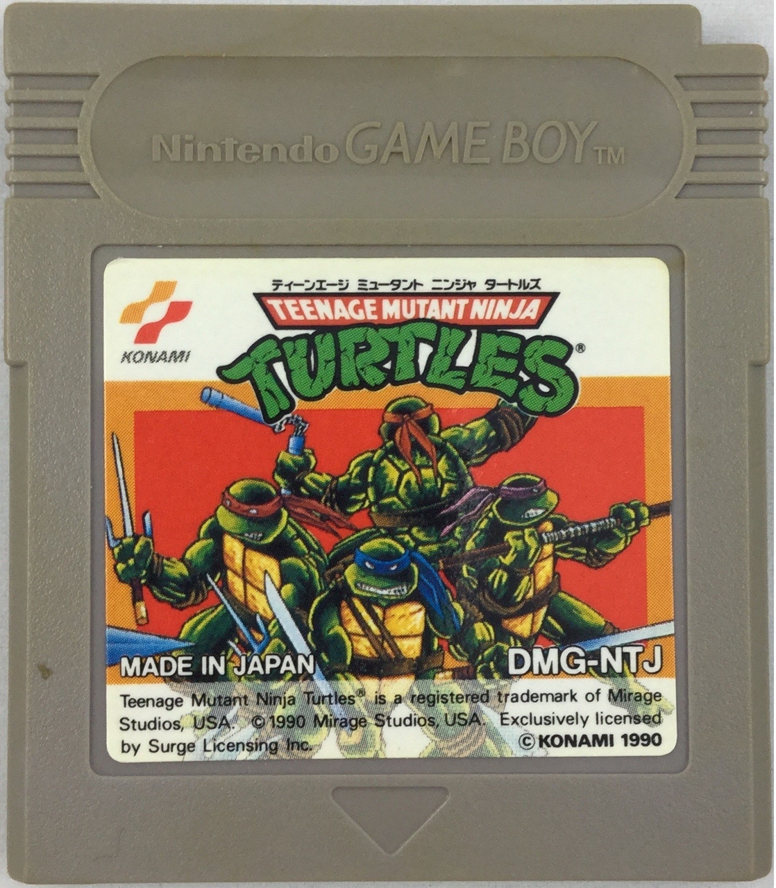 Teenage Mutant Ninja Turtles (JP/EN) - Gameboy Classic Games