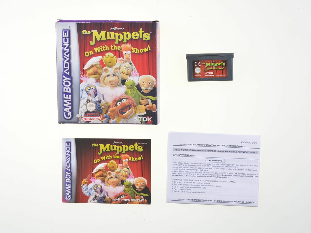 The Muppets On With The Show - Gameboy Advance Games [Complete]