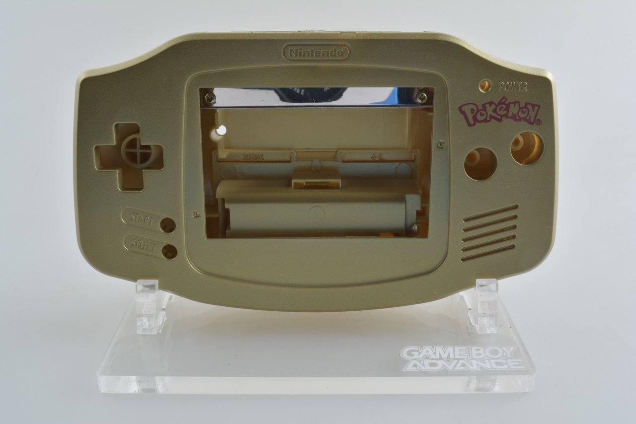 Gameboy Advance Shell - Pokemon Gold - Gameboy Advance Hardware