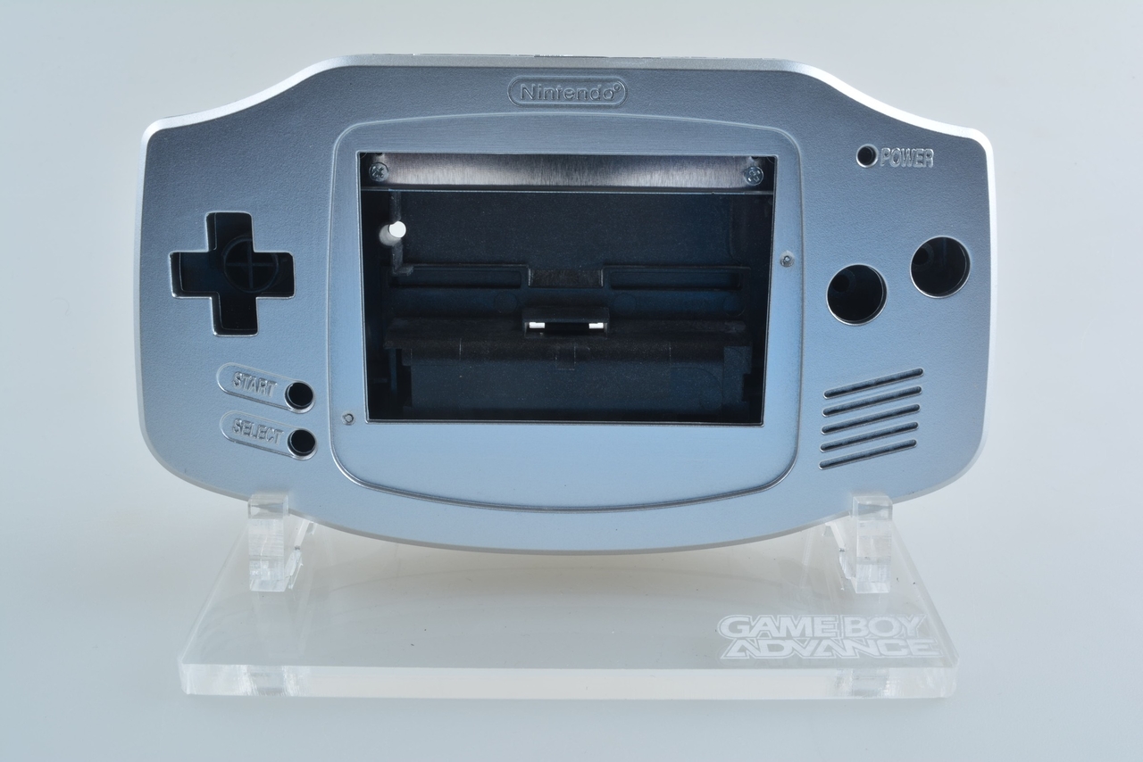 Gameboy Advance Shell - Shiny Silver - Gameboy Advance Hardware
