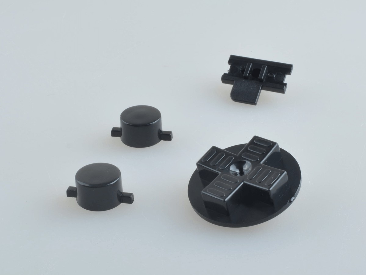 Gameboy Classic Button Set - Black - Gameboy Classic Hardware