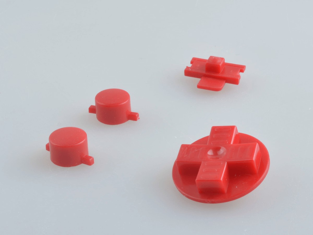 Gameboy Classic Button Set - Red - Gameboy Classic Hardware