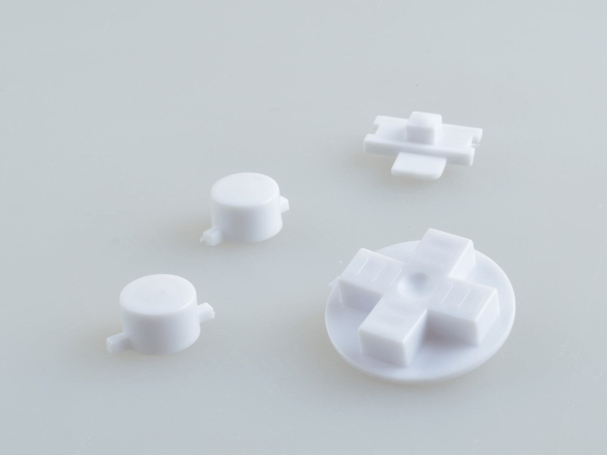 Gameboy Classic Button Set - White - Gameboy Classic Hardware