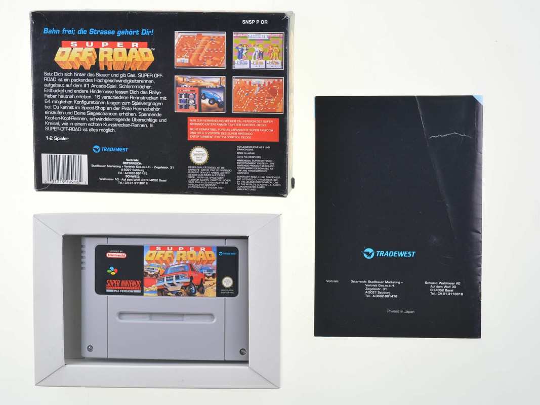 Super Off Road - Super Nintendo Games [Complete] - 2