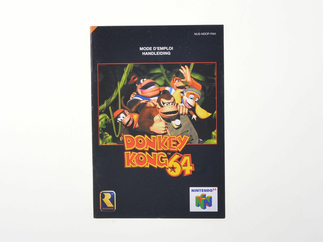 Donkey Kong 64 | Nintendo 64 Manuals | RetroNintendoKopen.nl