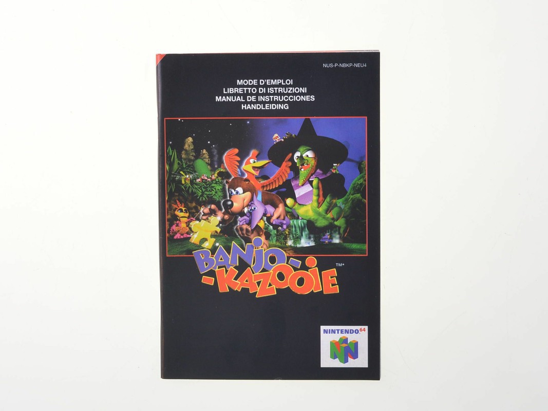 Banjo Kazooie - Manual - Nintendo 64 Manuals