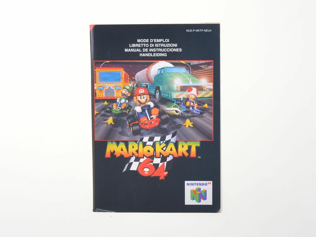 Mario Kart 64 - Manual Kopen | Nintendo 64 Manuals