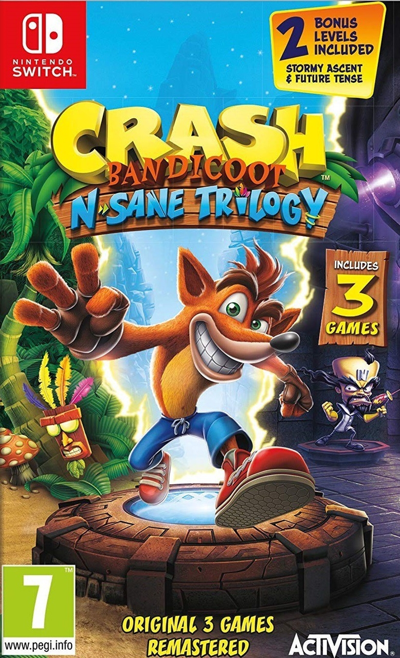 Crash Bandicoot N. Sane Trilogy - Nintendo Switch Games