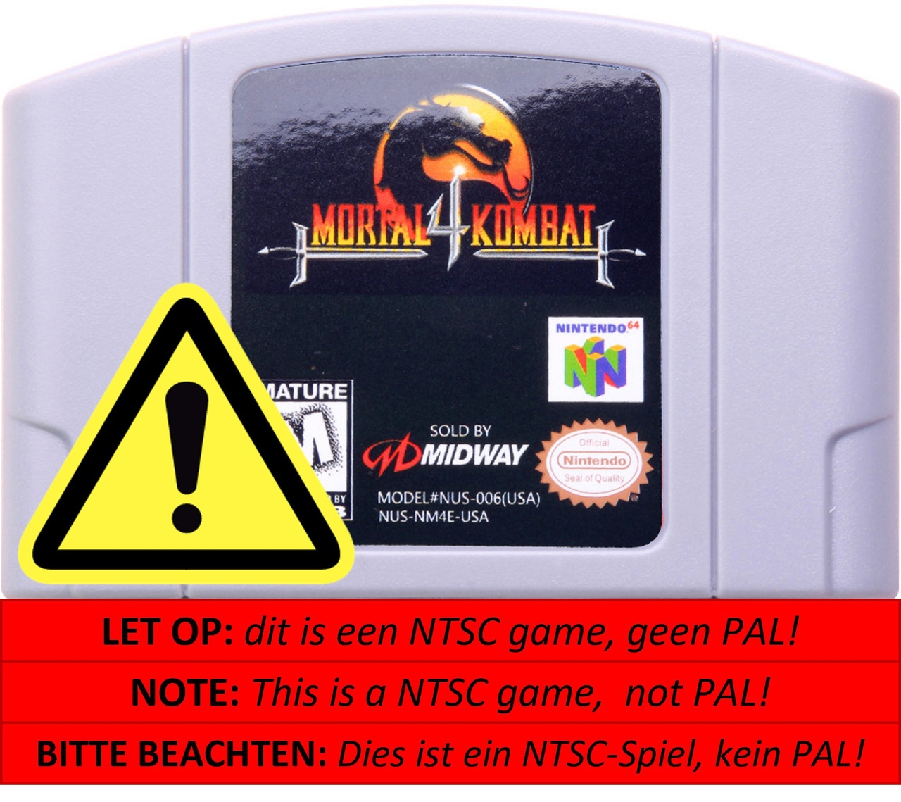 Mortal Kombat 4 [NTSC] - Nintendo 64 Games