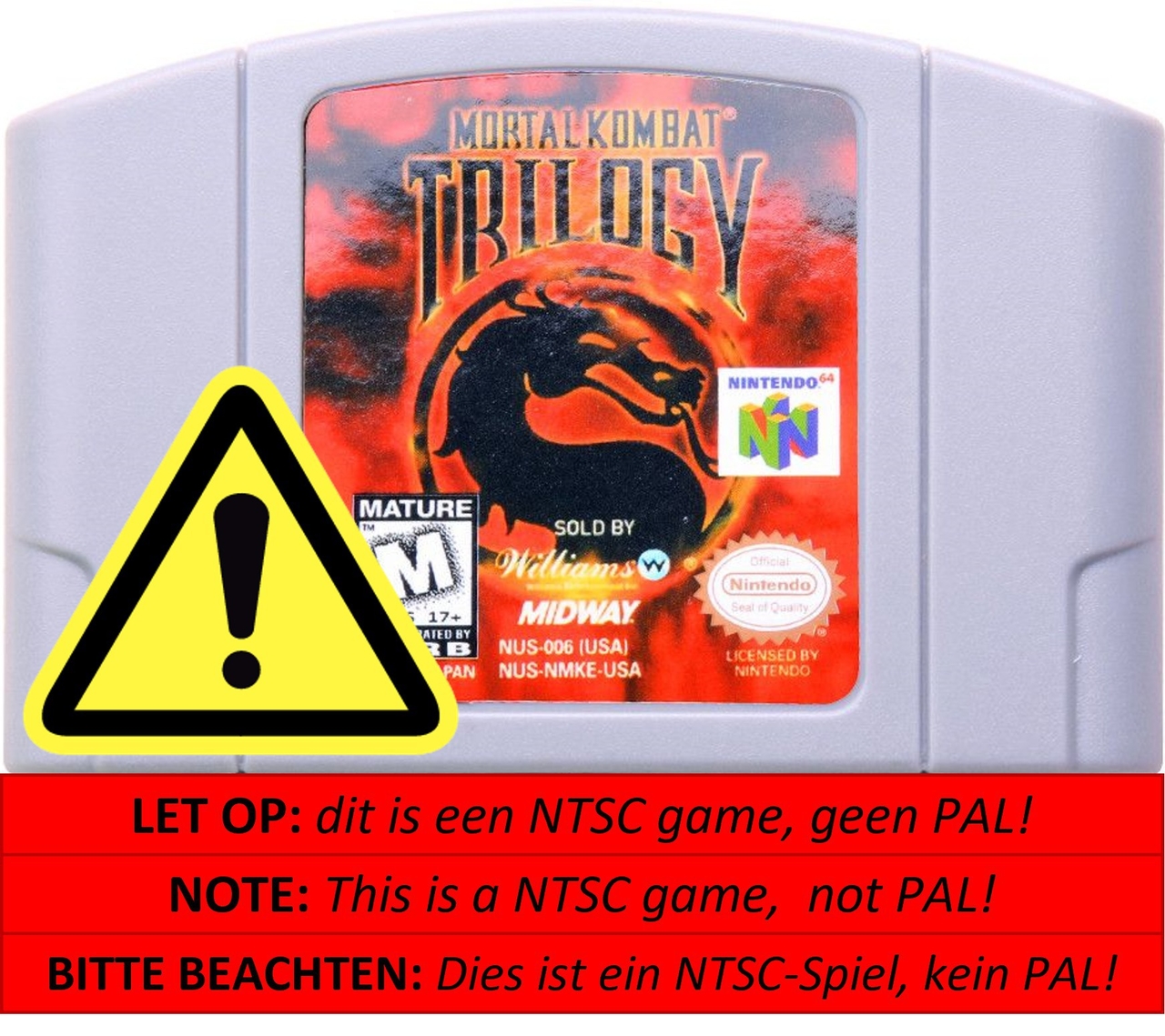 Mortal Kombat Trilogy [NTSC] - Nintendo 64 Games