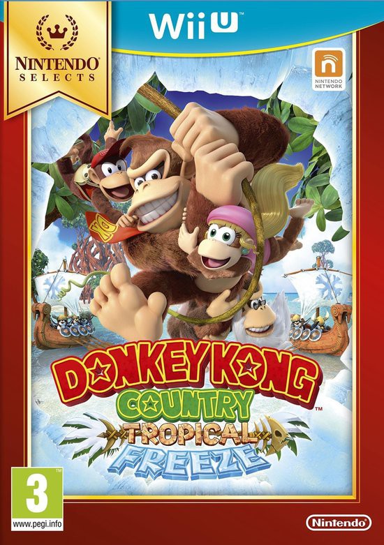 Donkey Kong Country Tropical Freeze (Nintendo Selects) - Wii U Games