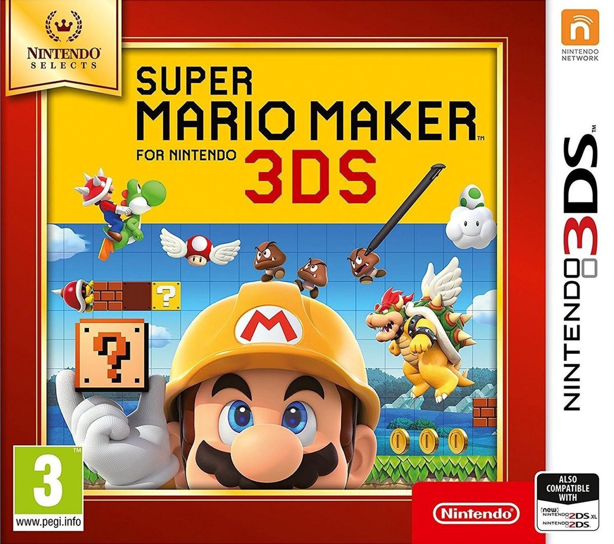 Super Mario Maker for Nintendo 3DS (Nintendo Selects) - Nintendo 3DS Games