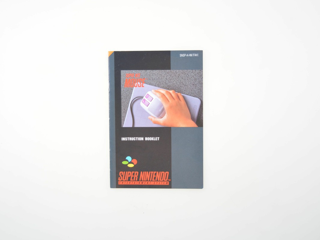 Super NES Mouse - Manual Kopen | Super Nintendo Manuals