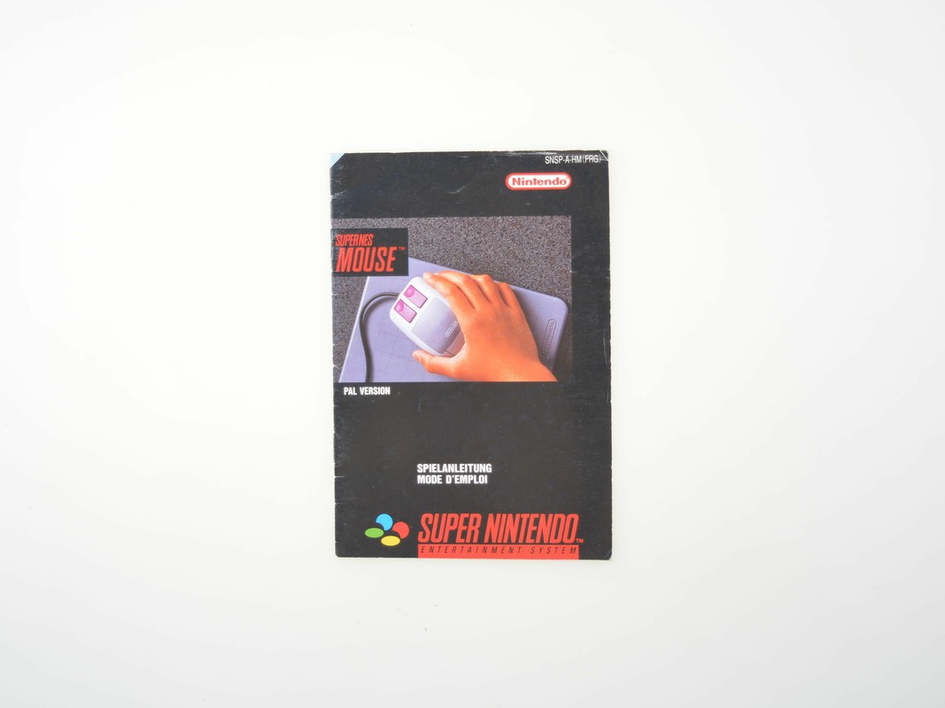 Super NES Mouse (German) - Manual - Super Nintendo Manuals