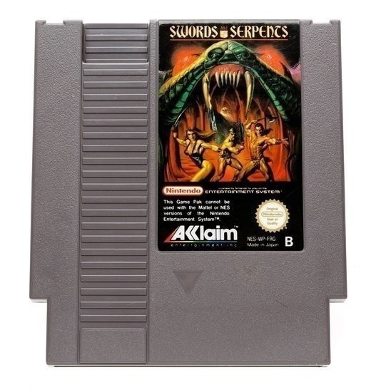 Swords and Serpents (French) - Nintendo NES Games