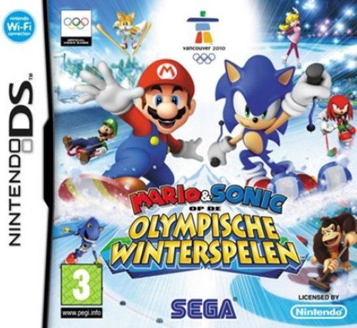 Mario & Sonic op de Olympische Winterspelen | Nintendo DS Games | RetroNintendoKopen.nl