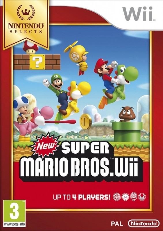 New Super Mario Bros. Wii (Nintendo Selects) - Wii Games