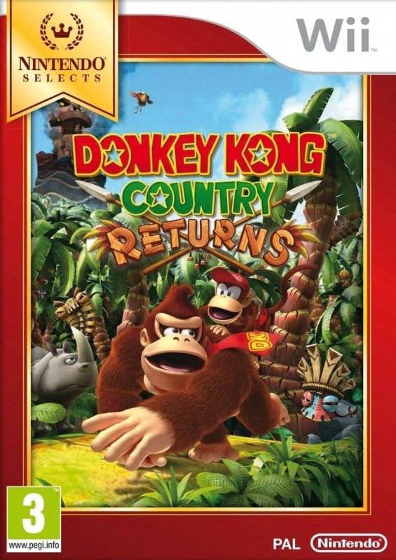 Donkey Kong Country Returns (Nintendo Selects) - Wii Games