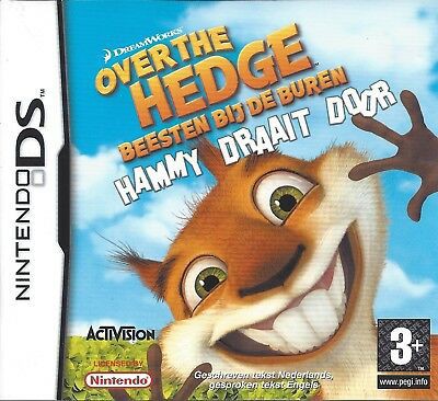 Over The Hedge Beesten Bij De Buren Hammy Draait Door - Nintendo DS Games